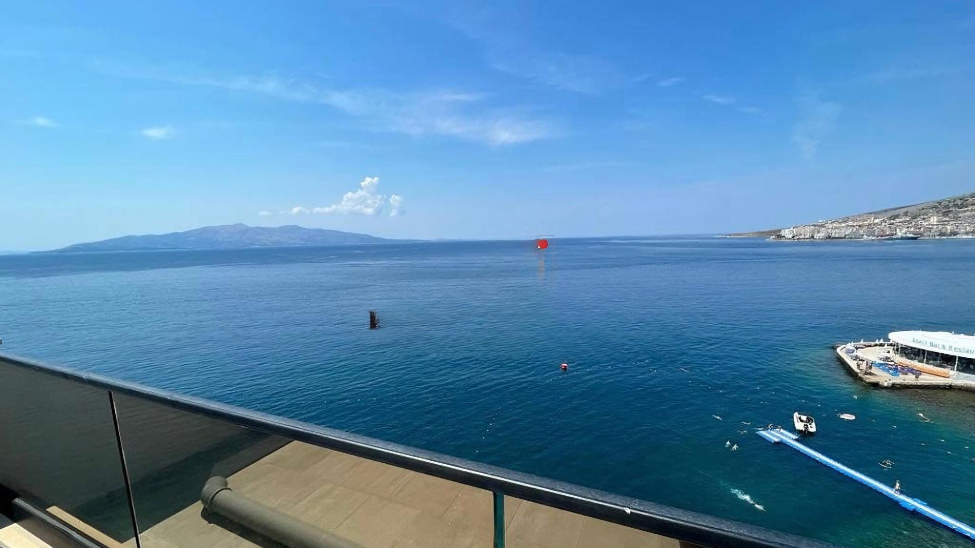 Luxury Sea View Penthouse for Sale in Saranda , South Albania – 203 m², 3 Bedrooms, Terrace, Private Beach Access