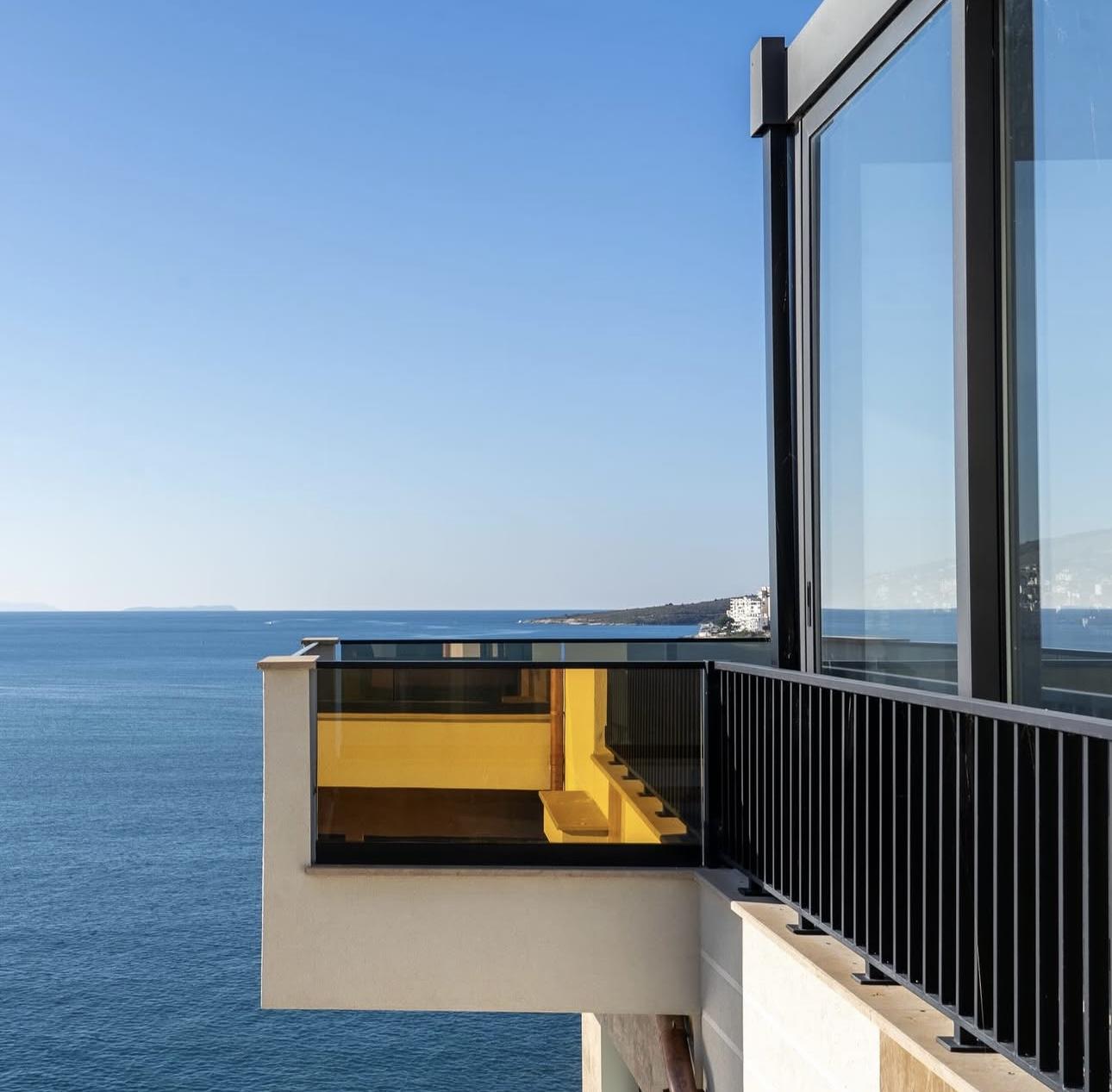 Luxury Sea View Penthouse for Sale in Saranda , South Albania – 203 m², 3 Bedrooms, Terrace, Private Beach Access