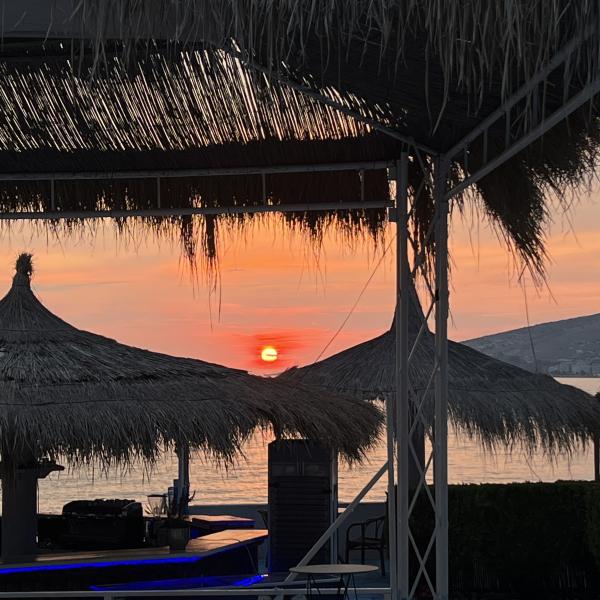 Seafront Beach Bar Property for Rent in Saranda – 1200m² with Direct Sea Access