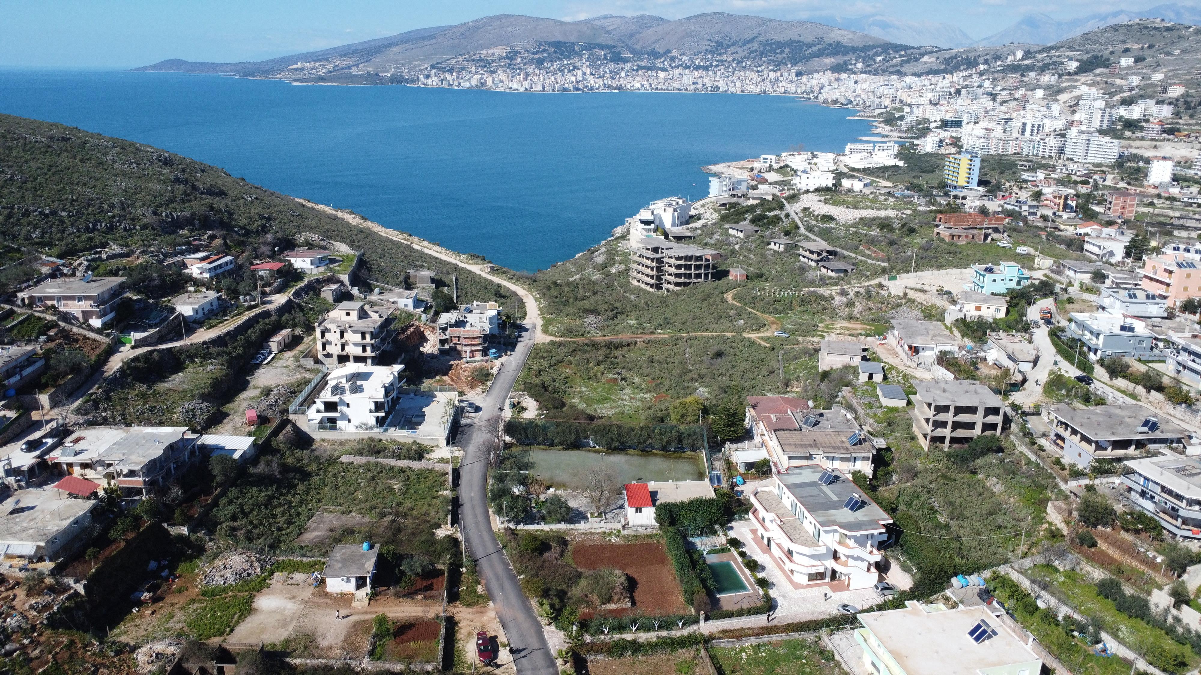 Seaview Villa With 12 Rooms for Sale in Saranda, Albania – Large Estate with Pool and Service Area