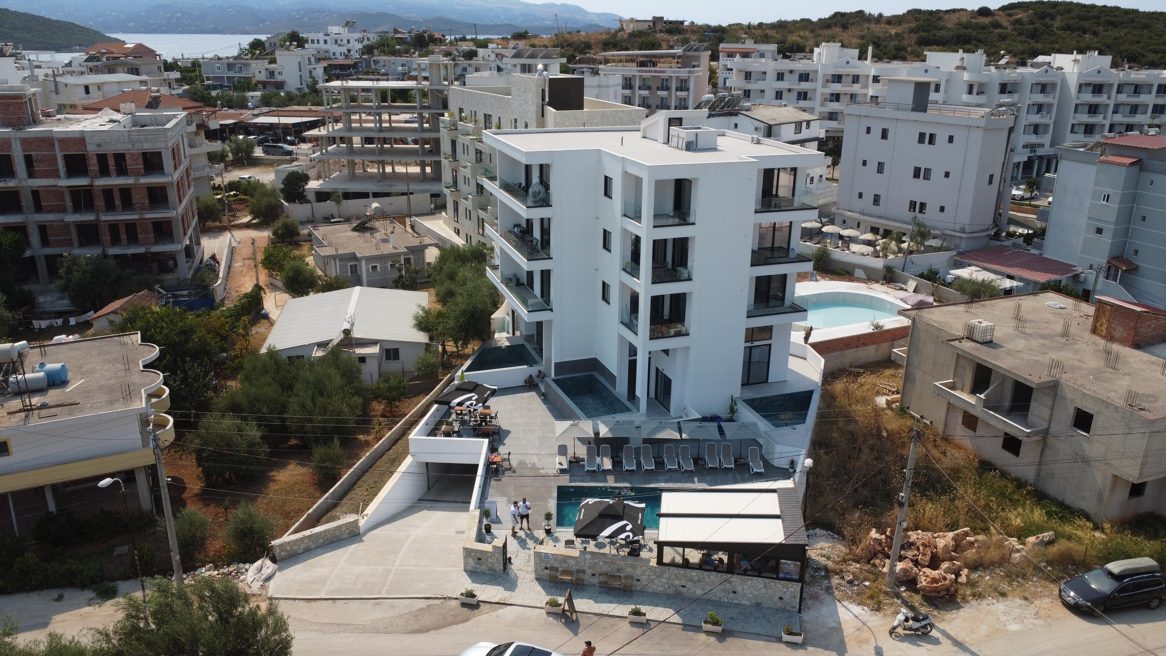 Luxury Duplex for Sale in Ksamil – New Building, Pool, Near Beach, 134.8m²