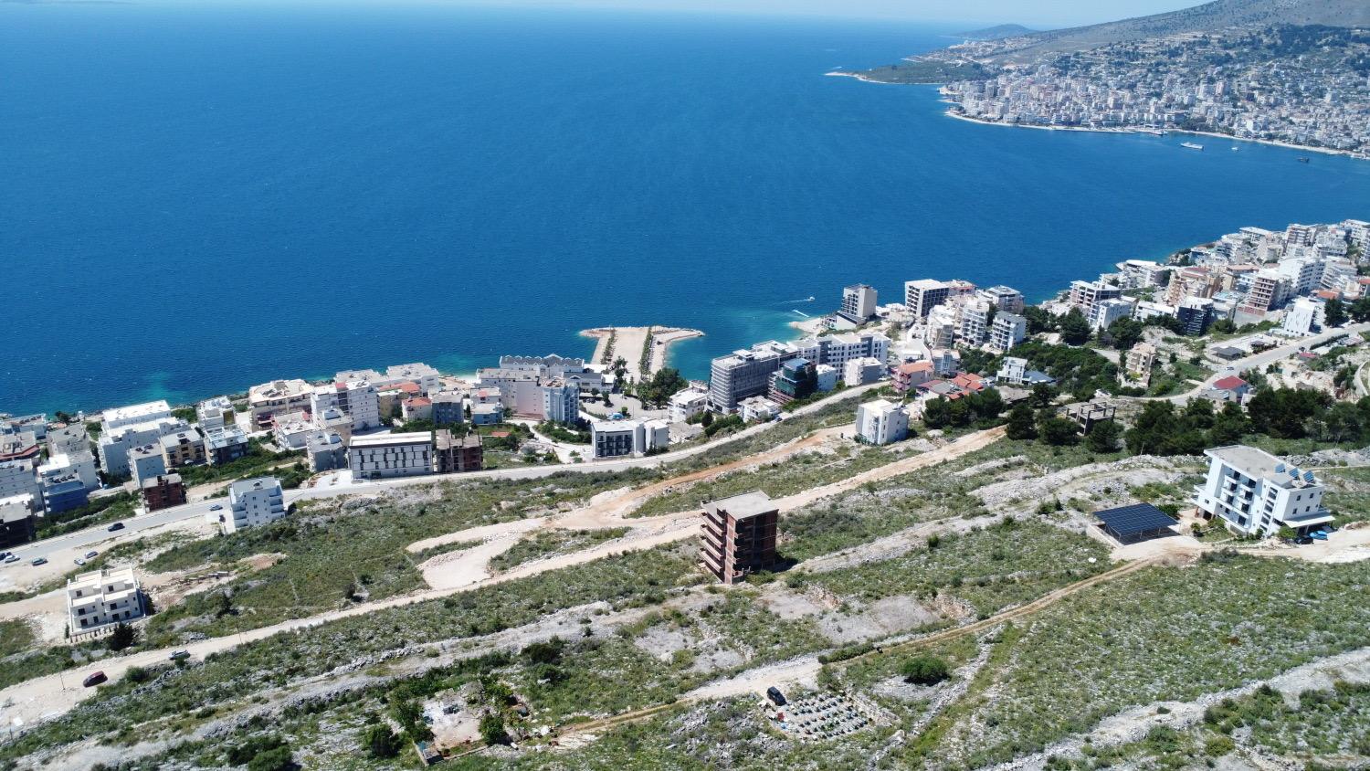 Land for Sale in Saranda near Lëkursi Castle – 303 m² with Panoramic Sea View