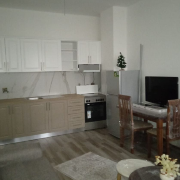 1+1 Apartment for Rent in Ish Fusha e Aviacionit, Tirana | Fully Furnished with Spacious Balcony
