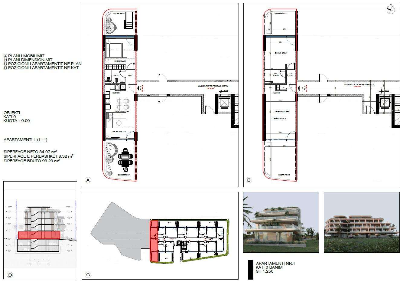 1+1 Apartment for Sale in Ksamil – Olive Coast Residence