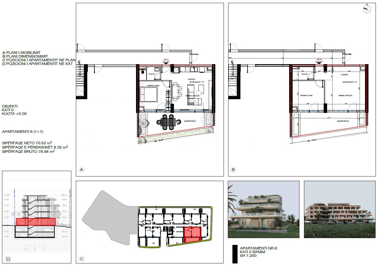 1+1 Apartment for Sale in Ksamil – Olive Coast Residence