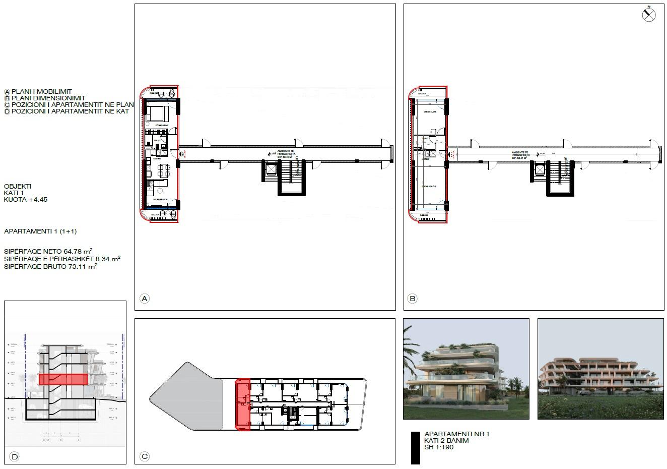 1+1 Apartment for Sale in Ksamil – Olive Coast Residence
