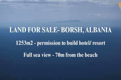 Invest in Albania: Seaview Land for Sale Just 70m from the Beach in Borsh
