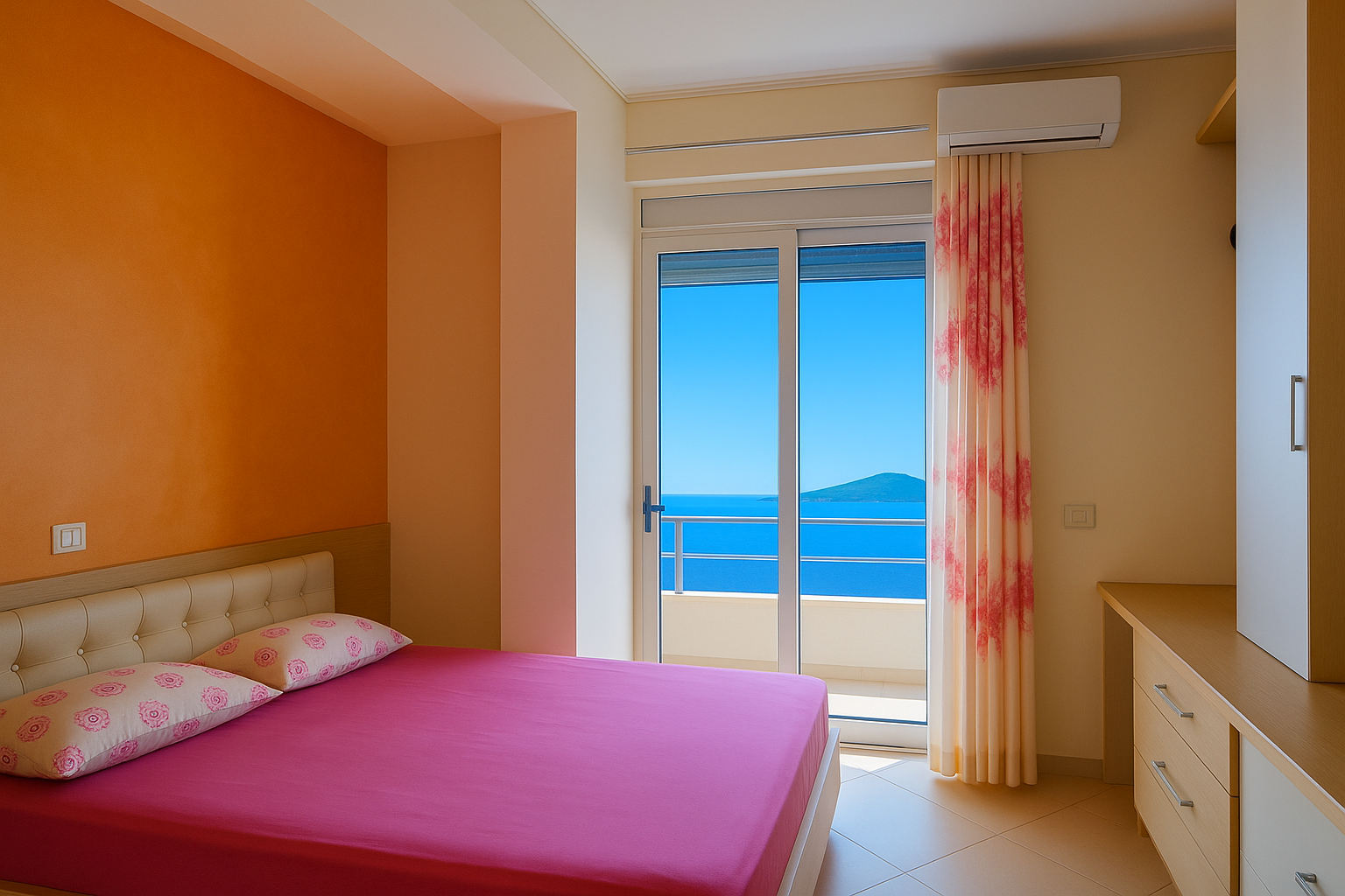 Penthouse for Sale in Saranda – 2+1 with Panoramic Sea View, 150.2 m²