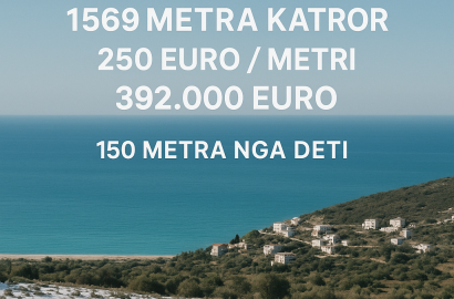 Invest in Albania: Land for Sale in Borsh, 150m from the Sea – 1,569 m²