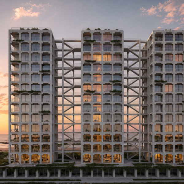 1+1 Apartment for Sale in Three Gardens Residence, Qerret | 75.5 m² on the 11th Floor