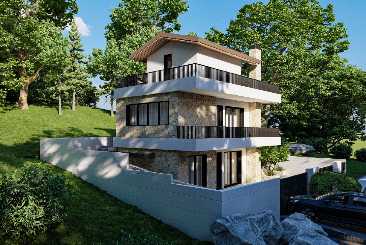 Private Villa for Sale in Saranda , Albania  – With Swimming Pool & Property Surrounded by Nature