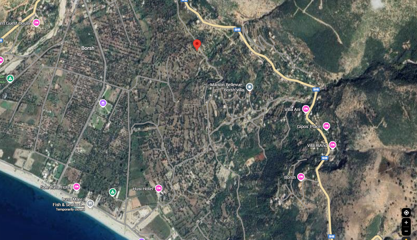 Seaview Land Property for Sale in Borsh, Albania