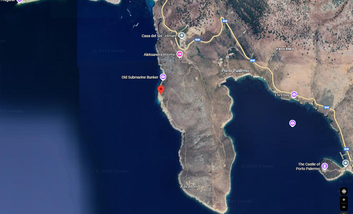 Seaview Land Property for Sale in Porto Palermo, Albania