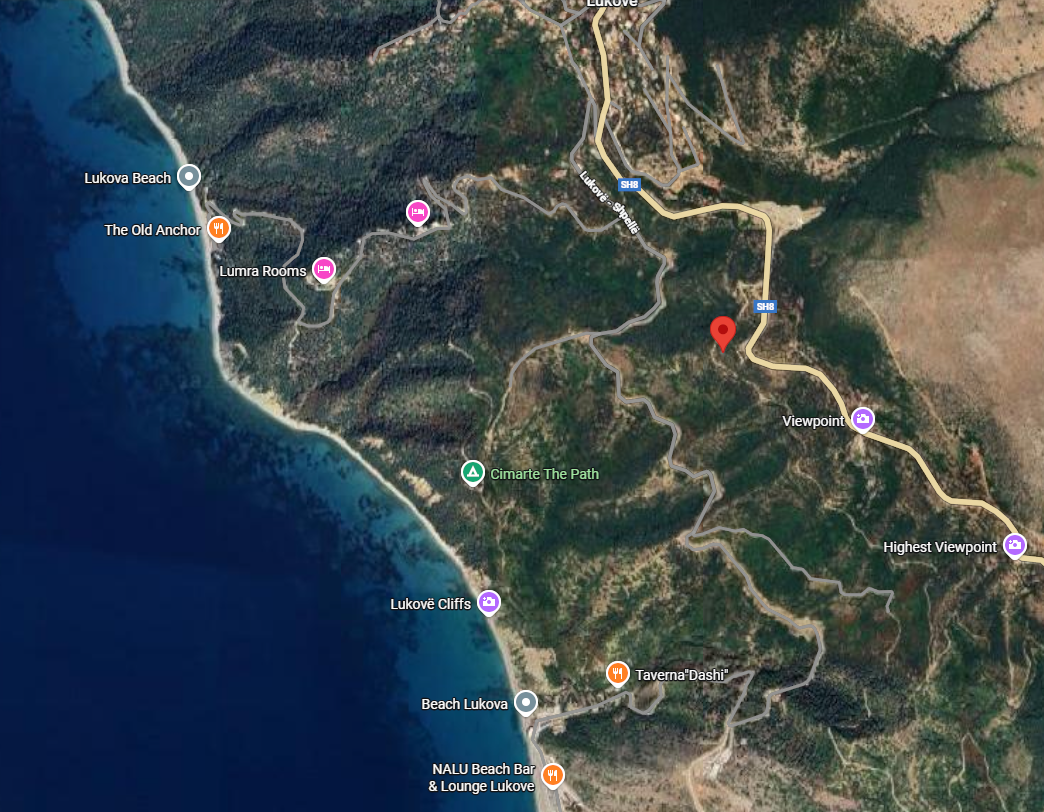 Seaview Land Property for Sale in Lukovë, Albania