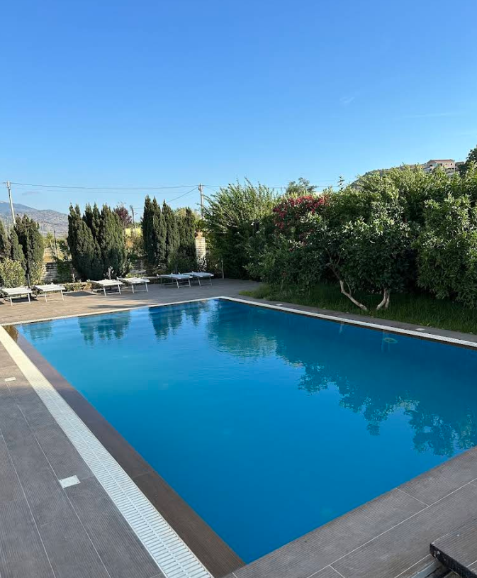 Seaview Villa Property for Sale in Saranda – Large Estate with Pool and Service Area