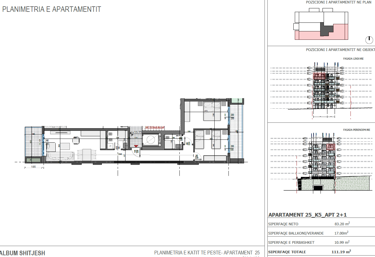 2+1 Apartment for Sale in Saranda – Modern Property Near Beach, Ideal for Living or Investment