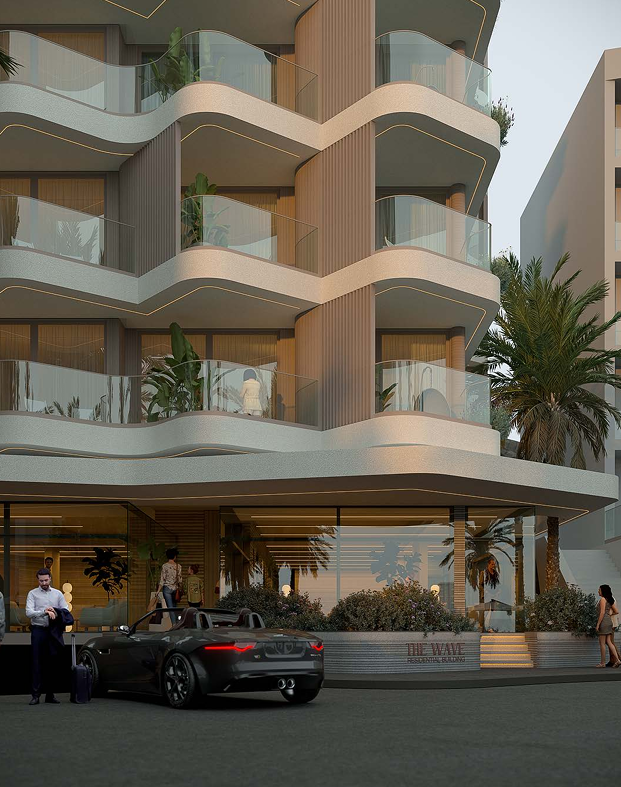 2-Bedroom Apartment with Sea View – 3rd Floor, The Wave