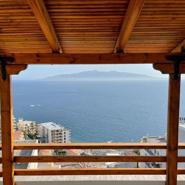 1+1 Apartment for Rent in Saranda – Sea View, Furnished & Cozy Stay