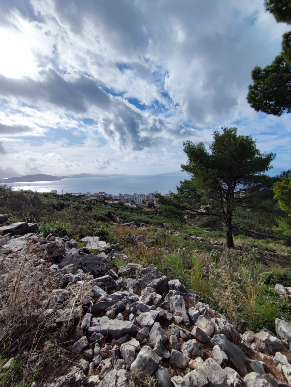 Land with Sea View for Sale in Saranda – 500 m² with Ownership Certificate