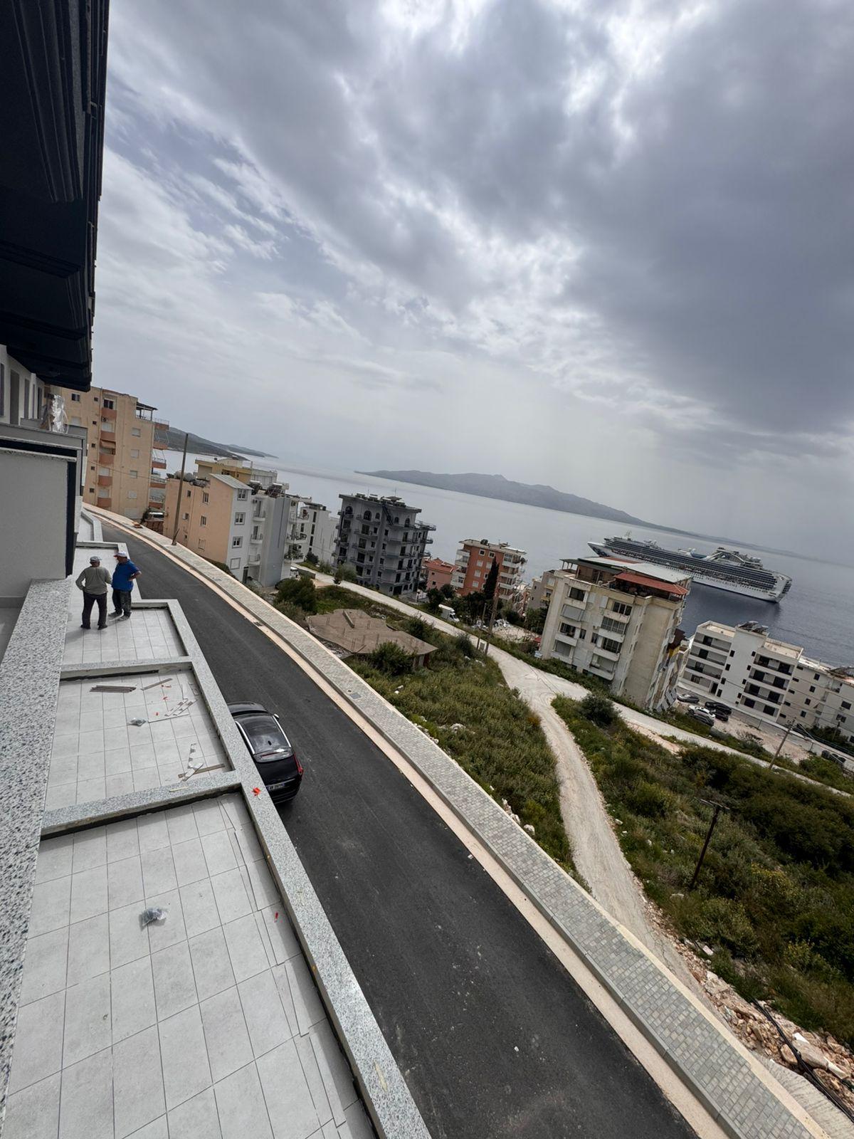 Seaview 1-Bedroom Apartment for Sale in Saranda – 76.83 m², New Building on Panorama Street, First Floor